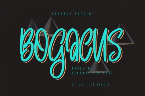 Bogacus: The Handwritten Display Font for Authentic Brand Identity