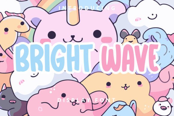 Bright Wave: The Playful Display Font for Scroll-Stopping Campaigns