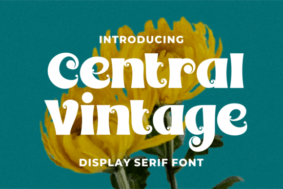 Central Vintage: A Bold Display Font for Retro Brand Identity