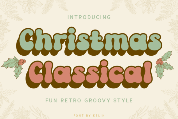 Christmas Classical: The Perfect Display Typeface for Festive Web Design
