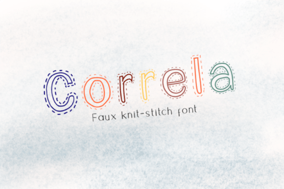 Correla: The Faux-Embroidery Display Font That Brings Life to Branding