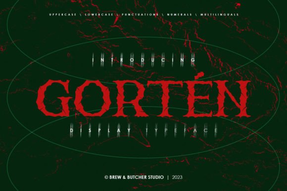 Gorten: The Premium Display Font for Stronger Brand Identity