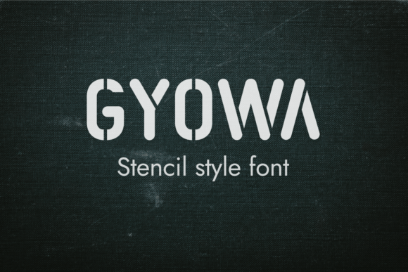Gyowa: A Modern Display Typeface for Editorial Design
