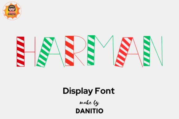 Harman Typeface: The Festive Display Font for Small Business Branding