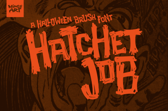 Hatchet Job: A Textured Display Typeface for Editorial Impact