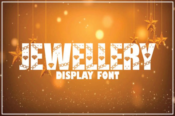 Jewellery: A Bold Display Font for Creative Branding Projects