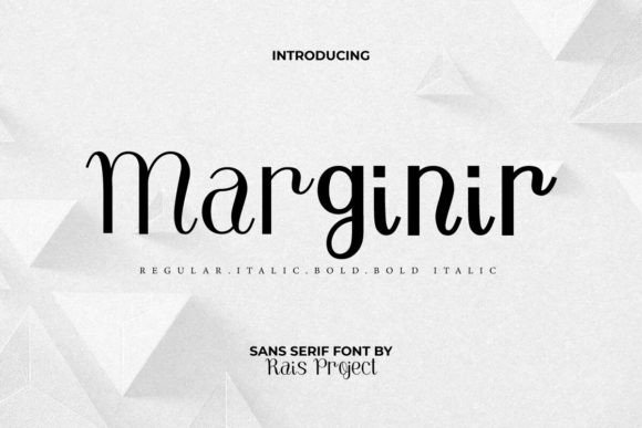 Marginir: The Modern Display Typeface for Handmade Brands