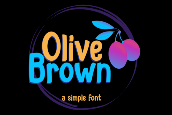 Olive Brown: The Quirky Display Font for Modern Web Design