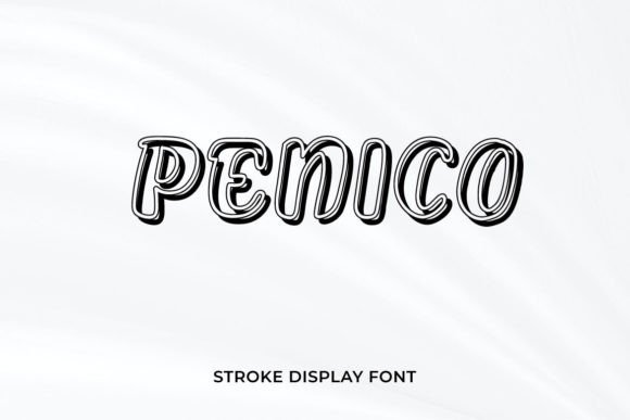 Penico: A Quirky Display Font for Playful Editorial Design