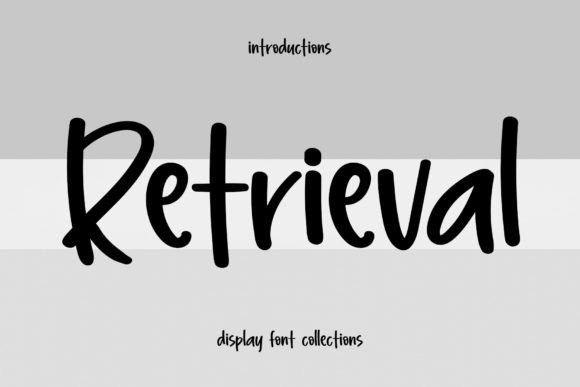 Retrieval: The Bold Display Typeface for Scroll-Stopping Marketing