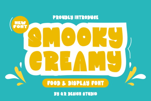 Smooky Creamy: A Friendly Display Typeface for Digital Brands