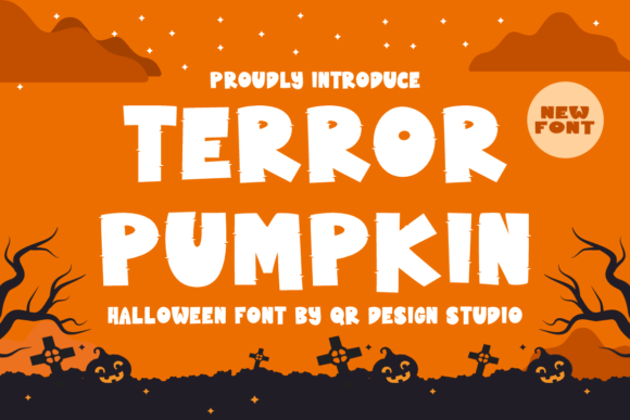 Terror Pumpkin: The Bold Display Typeface for High-Impact Campaigns