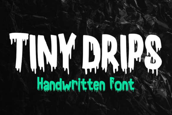 Tiny Drips: The Creative Display Font for Bold Branding