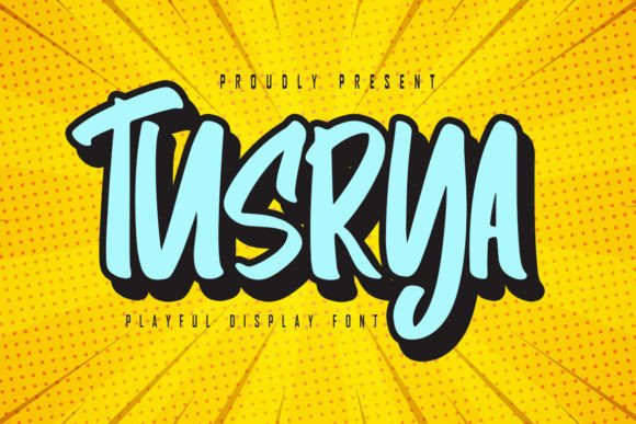 Tusrya: The Premium Display Font That Elevates Small Business Branding