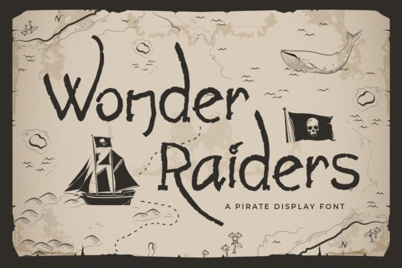 Wonder Raiders: The Perfect Display Typeface for Pirate-Themed Branding